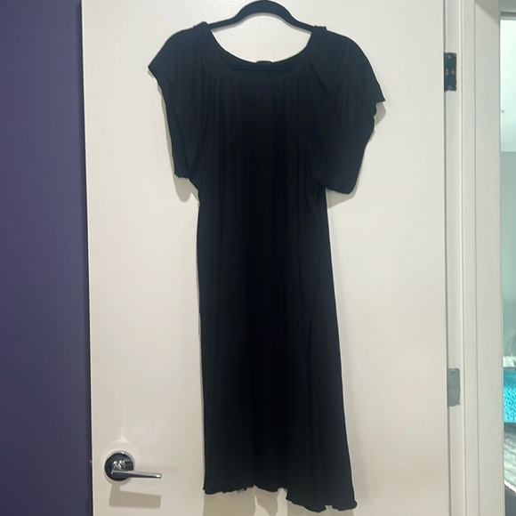 ATM - hi end designer XS/tp long black dress - Picture 1 of 6